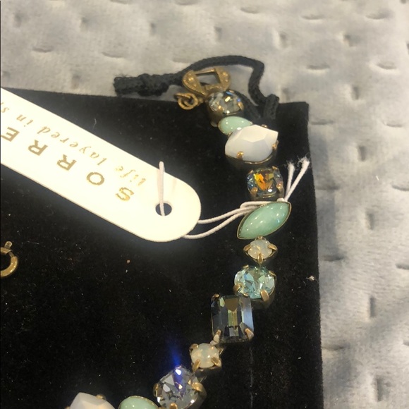 Sorrelli Greens & Grays Crystal Bracelet,NWT - Picture 4 of 6